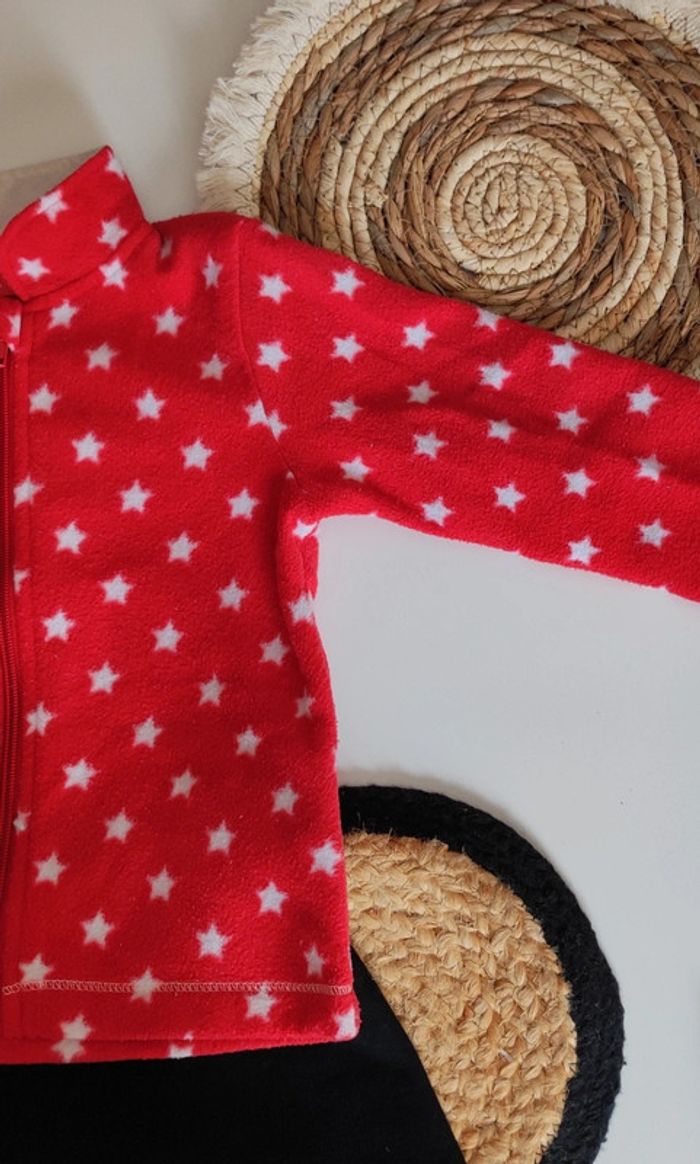 Veste gilet polaire étoilé 🌟 bébé fille mi saison printemps automne et hiver - photo numéro 6