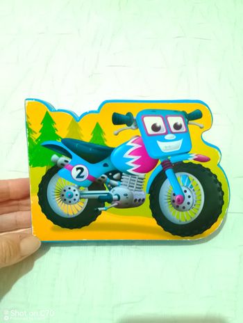 Minis moto livre cartonné moto cross