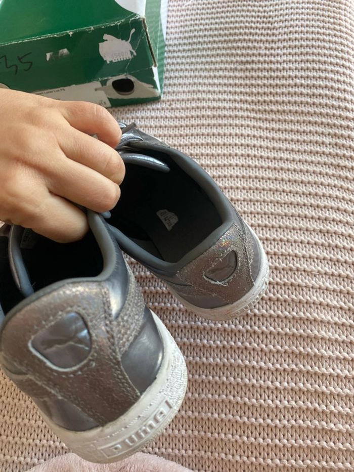 Baskets grises puma taille 35 - photo numéro 4