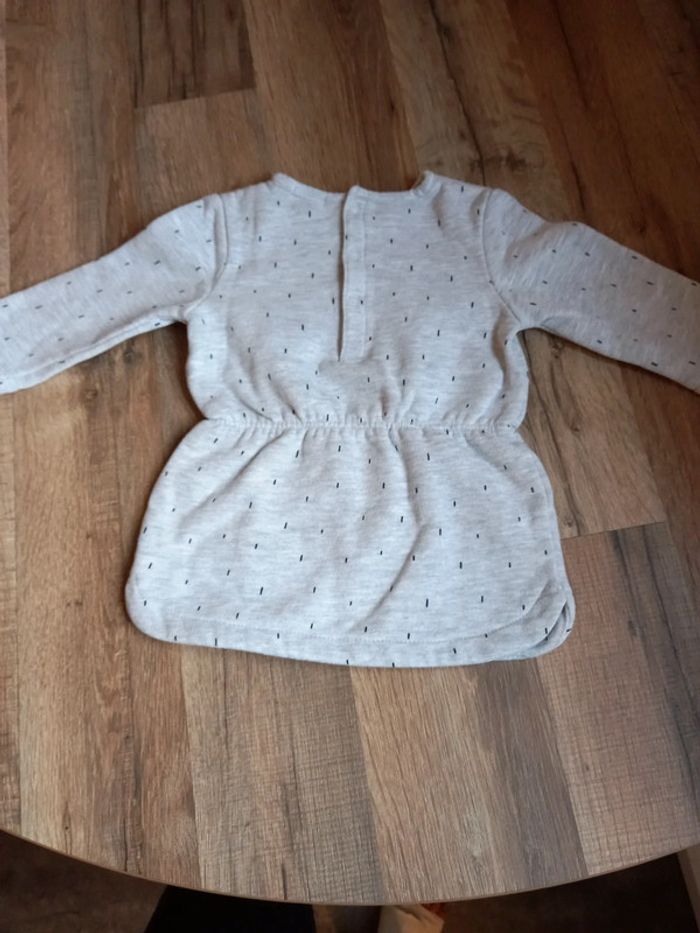 Robe tunique, gris clair, KIABI, 6 mois (69cm) - photo numéro 12