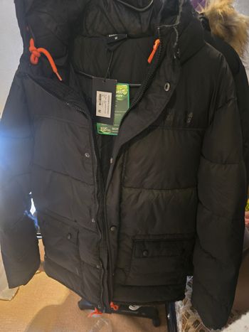 Doudoune noir pour homme Taille M de la marque OUTDOOR