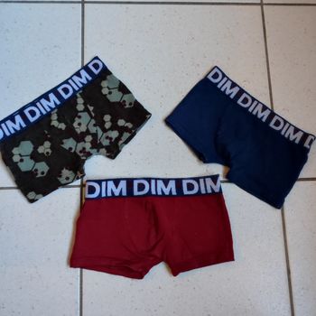 3 boxers Dim 4/5ans