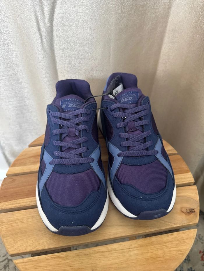 Baskets Le Coq Sportif Dynactif R850 W bleues – Taille 38 neuves - photo numéro 4