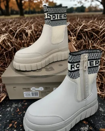 Boots beige Rodier