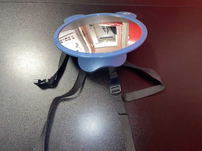Miroir voiture bleu tête ours premaman - photo numéro 3