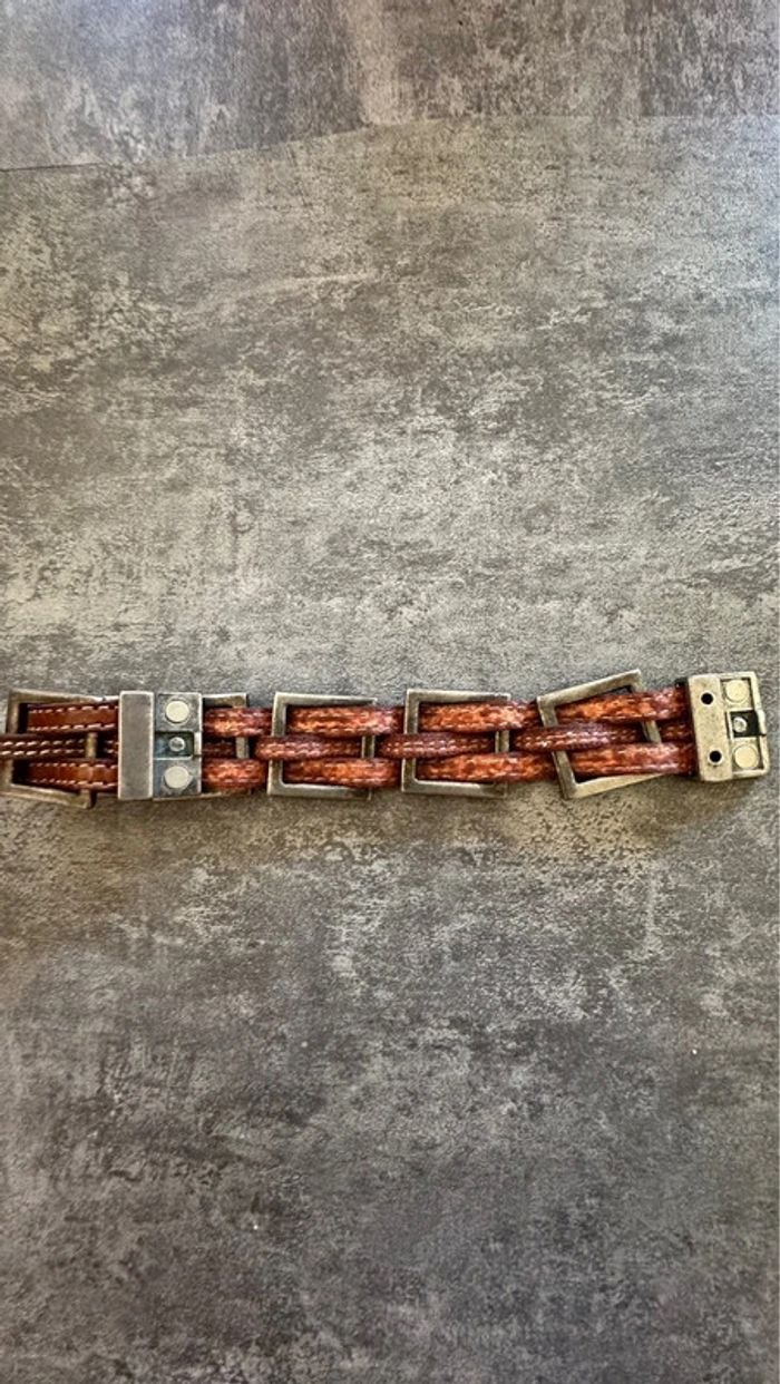 Bracelet cuir aimanté - photo numéro 5