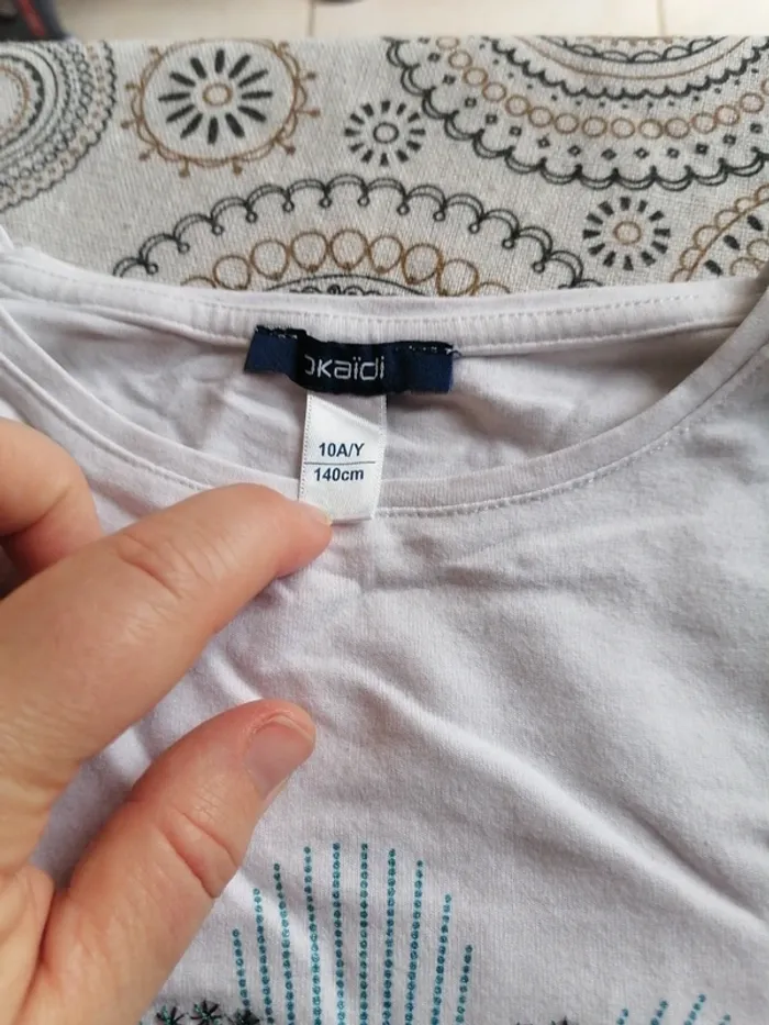 T-shirt manches longues Okaïdi 10 ans - photo numéro 4