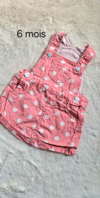 Robe salopette taille 6 mois