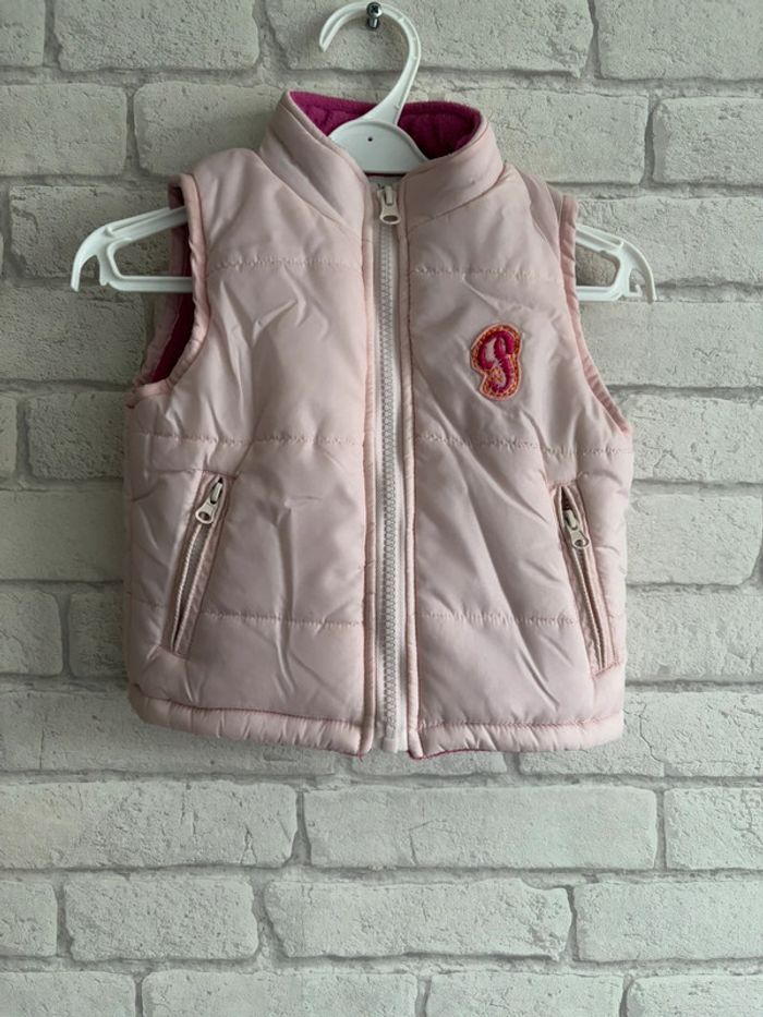 doudoune sans manche marque tout simplement taille 6 mois