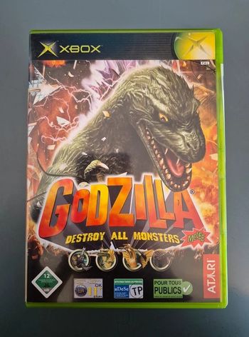 Godzilla Destroy All Monsters Melee XBOX Pal Fr