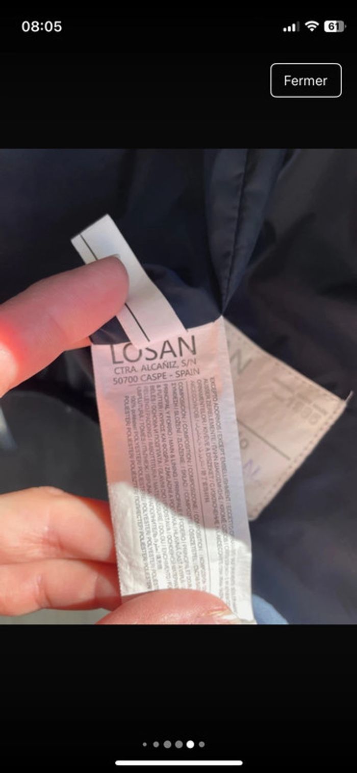 Doudoune sans manches garçon – Losan – 5 ans / 110 cm – Très bon état - photo numéro 5