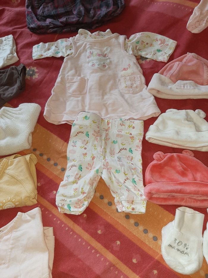 Lot vêtements bébé fille naissance 1 mois - photo numéro 3