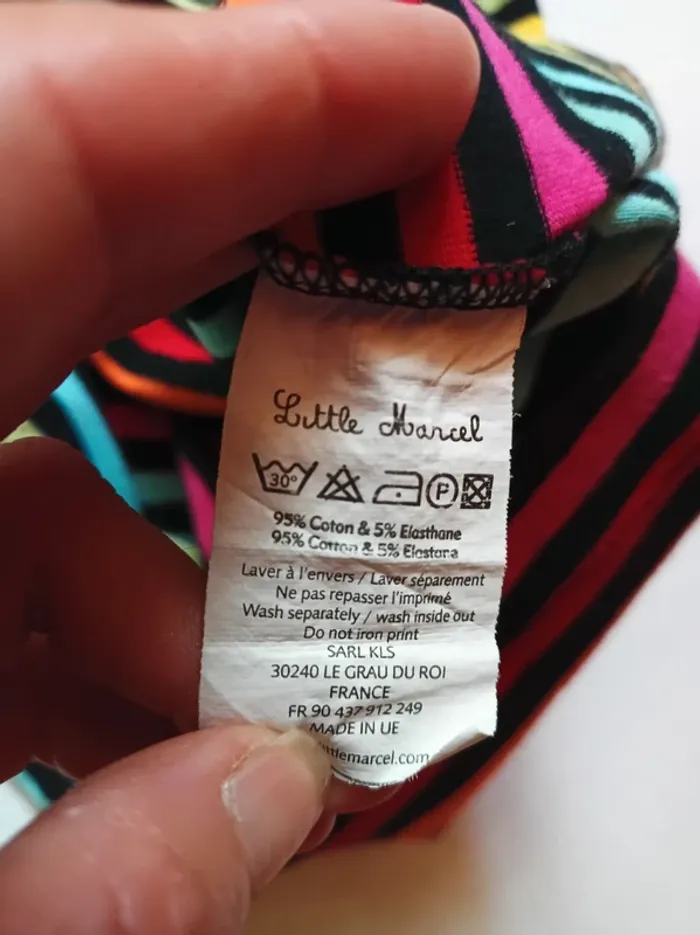 Robe femme rayée multicolore Little Marcel - photo numéro 13