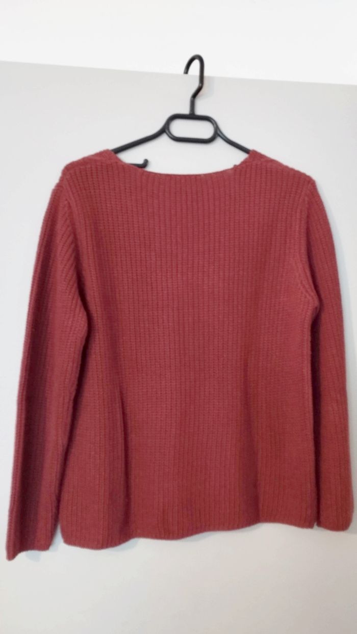 Pull marron rouille - photo numéro 3