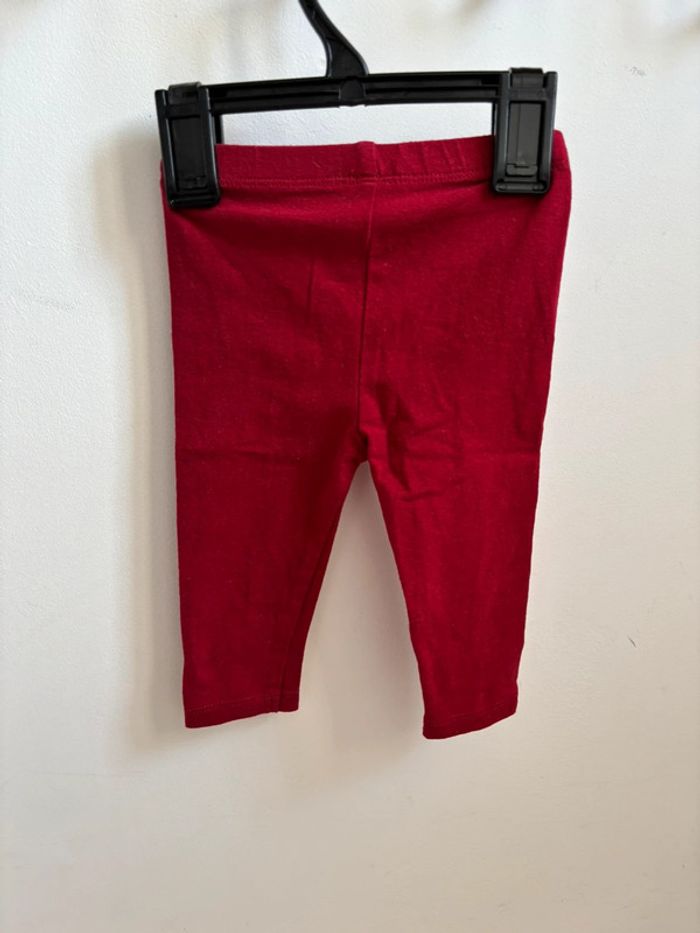 Ensemble fleuri rouge 6 mois - photo numéro 7