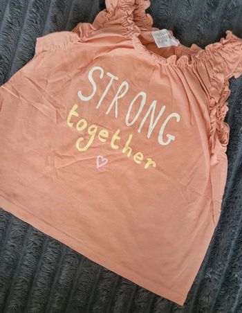 T-shirt orange h&M