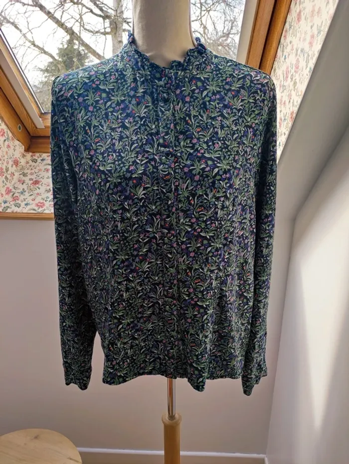 👄 chemise imprimée liberty 🌿🌸 - photo numéro 5