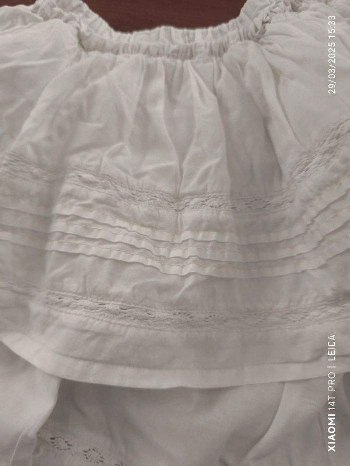 Jupe blanche 8ans TAO - photo numéro 5