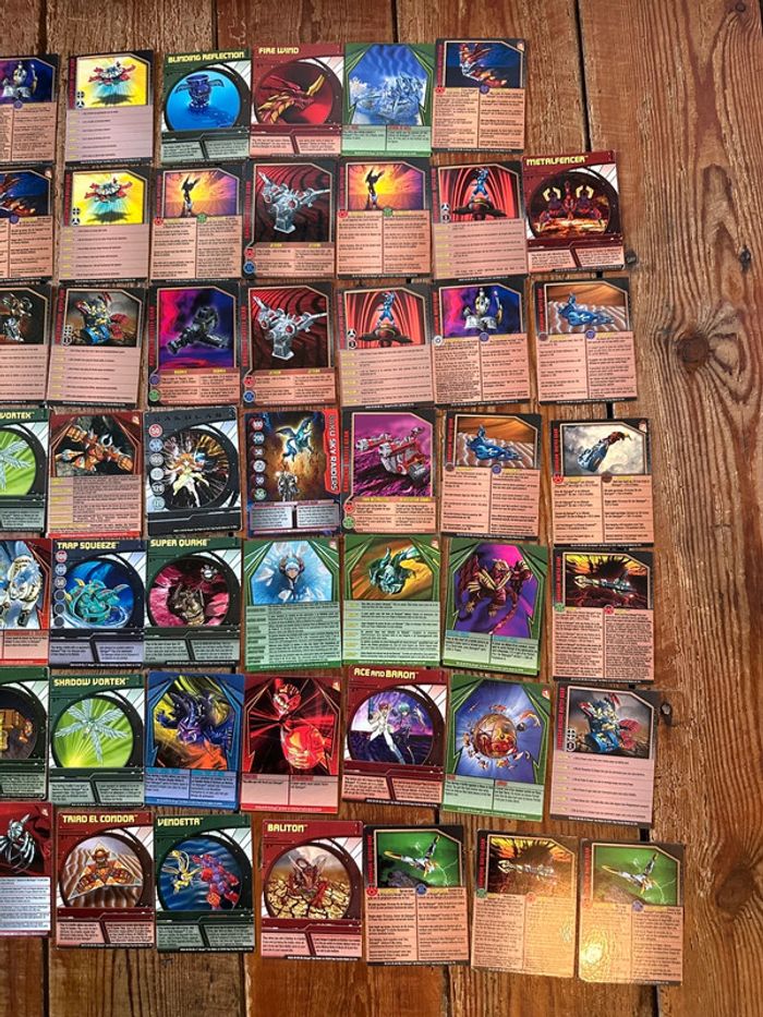 Gros lot de 62 cartes Bakugan de collection officielles collector jeu de figurines - photo numéro 3