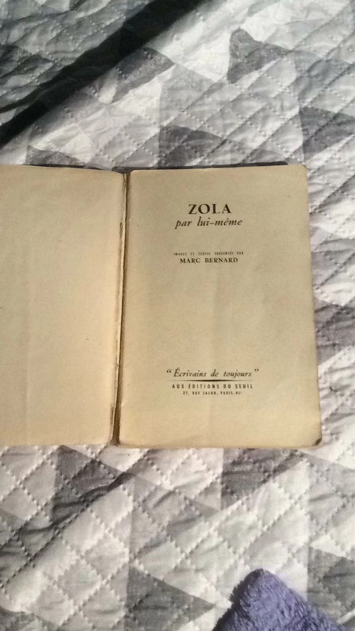 #zola par lui-même Marc Bernard - photo numéro 2