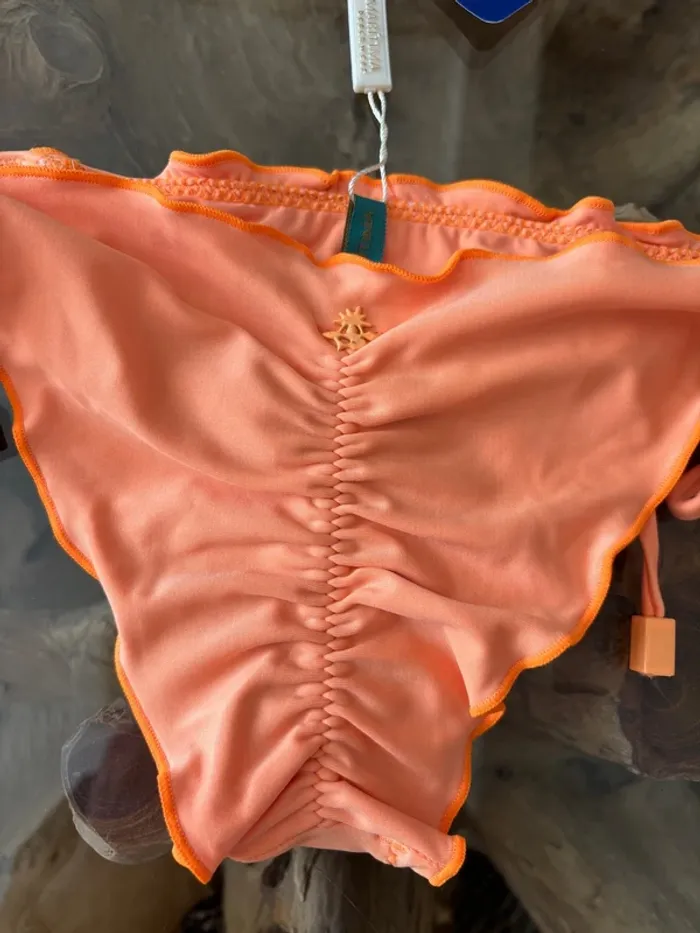Bas de maillot de bain orange femme Cia Maritima - photo numéro 7