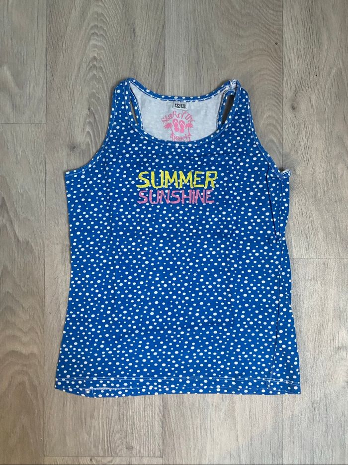 🌞 Débardeur fille - Taille 122/128 cm - photo numéro 2