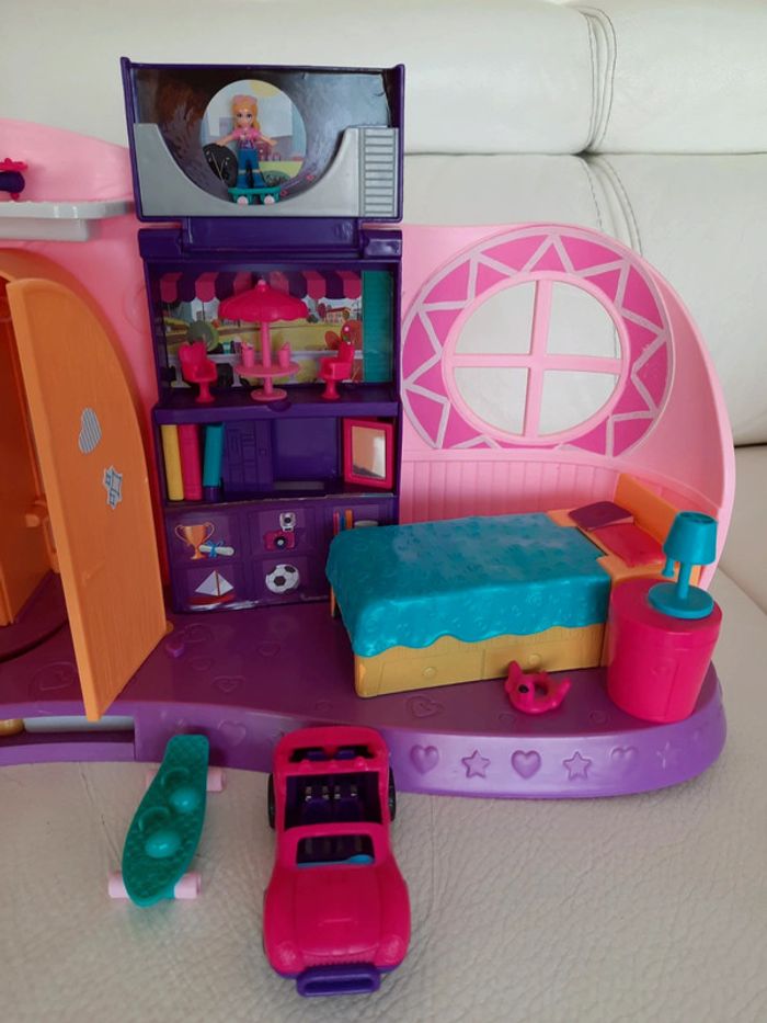 La chambre métamorphose Polly Pocket avec 1 grande figurine et 1 mini figurine - photo numéro 7