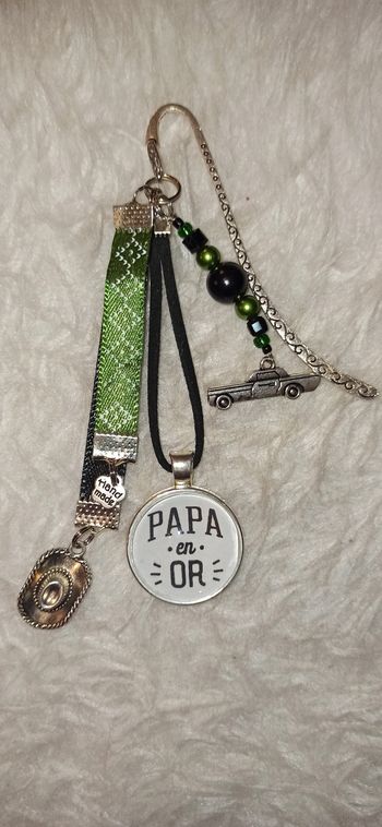 Marque page " Papa en or"