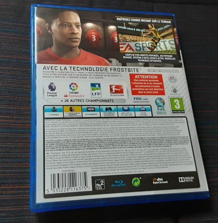 Jeu ps4 fifa17 - photo numéro 2