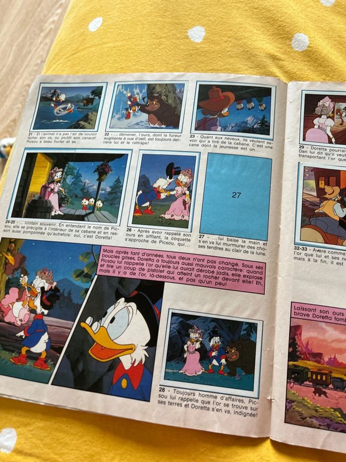 Livre à vignette panini - complet à 95 % 1987 Disney ducktales - la bande à picsou - photo numéro 5