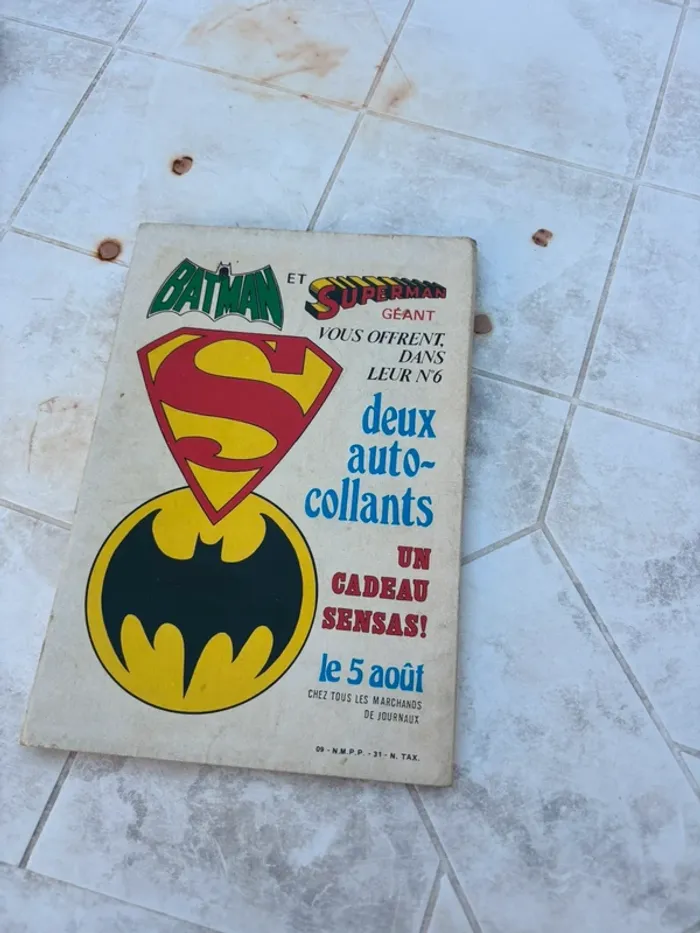 Superman Poche n°8 - BD vintage en très bon état - photo numéro 5