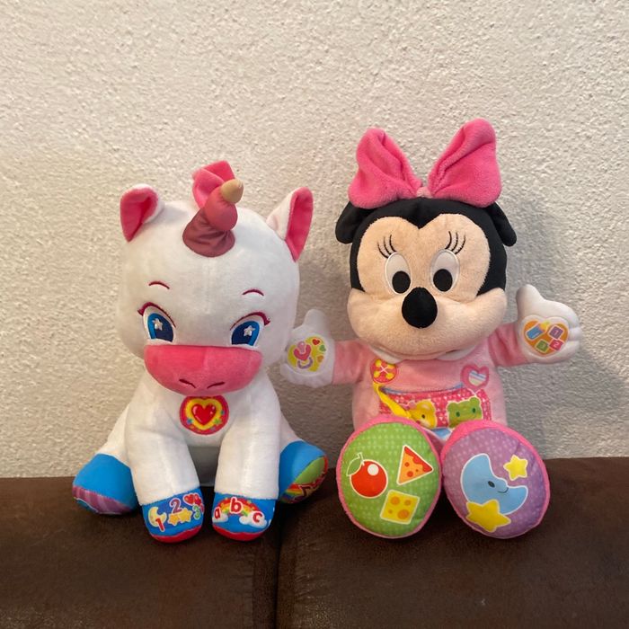 Lot licorne et Minnie interactives  Clementoni
