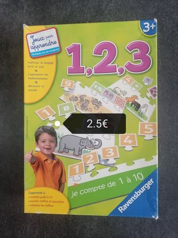 Puzzle, apprendre à compter.