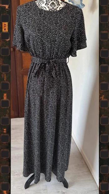 Robe longue à pois 36