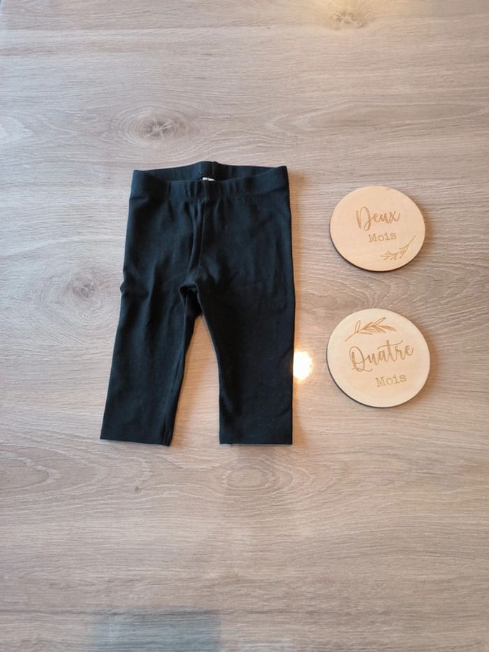 Legging 2/4 mois 62 cm h&M neuf mixte