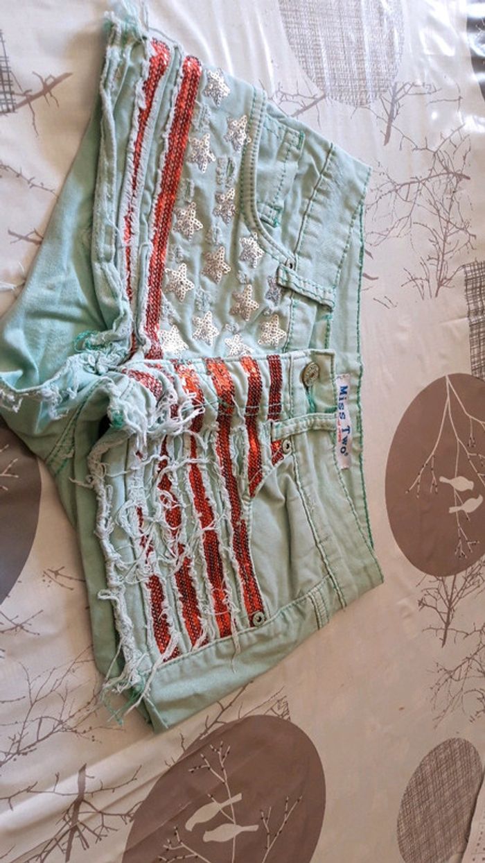 Short en jeans 10 ans