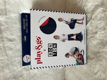 Sac de rangement Play & go étanche avec bandoulière ajustable bleu marine et rouge