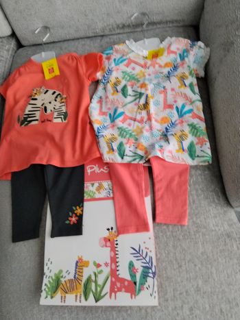 2 ensembles Bébé fille 12 mois