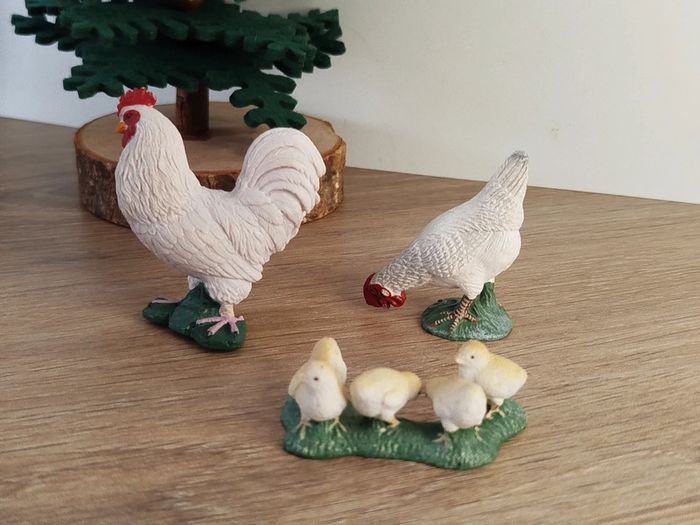 Schleich Collecta Famille gallinacée Figurine Animal de la ferme - photo numéro 2