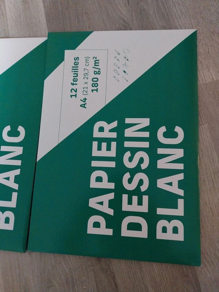 2 pochettes de 12 feuilles A4 180 g/m2 - photo numéro 2