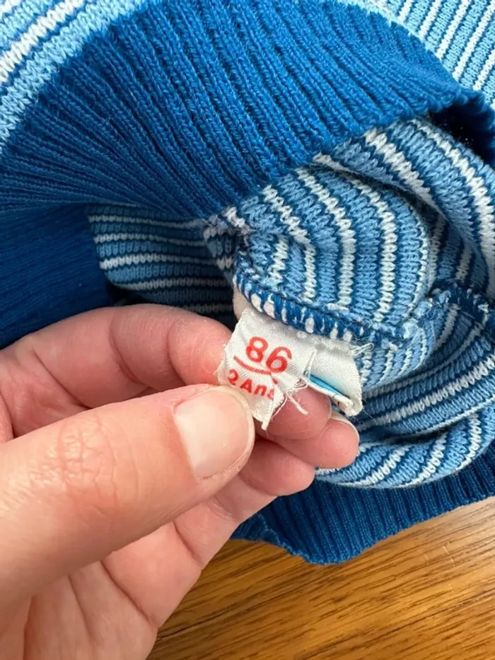 Pull rayé blue Crylor 2 ans - photo numéro 5