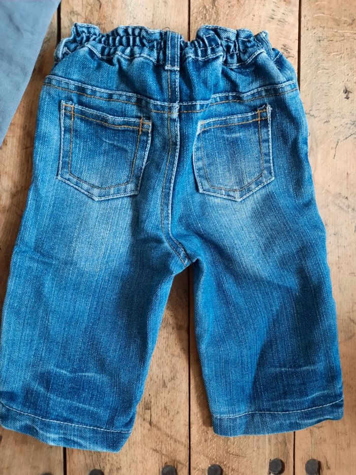 Lot de 2 jeans taille 9 mois - photo numéro 5