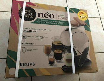 Machine à café KRUPS Nespresso Dolce Gusto Neo YY5499FD+ 60 dosettes  café Dolce gusto neufs ds emballage