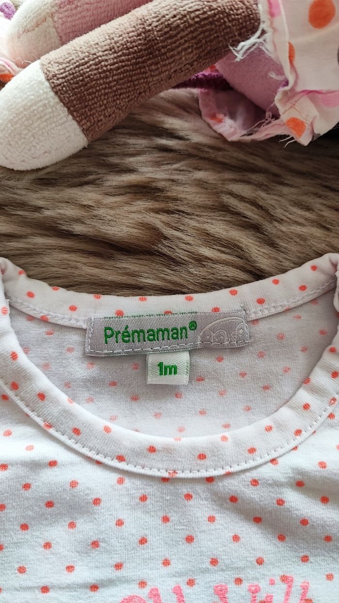 T-shirt pomme prémaman 1 mois - photo numéro 3
