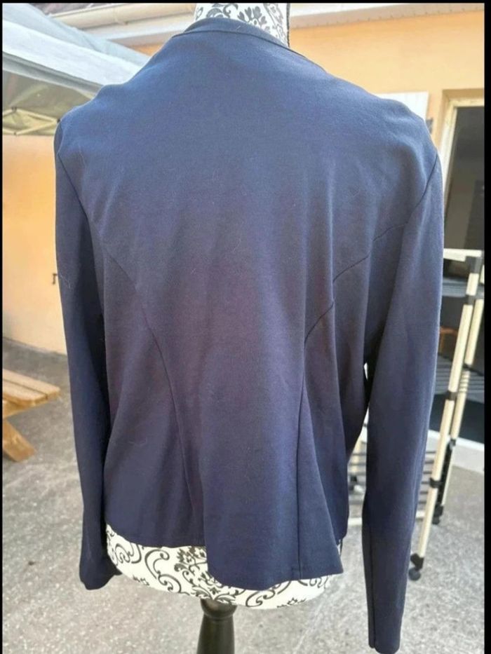 Élégant Blazer Croisé Bleu Marine – Chic & Polyvalent - photo numéro 5
