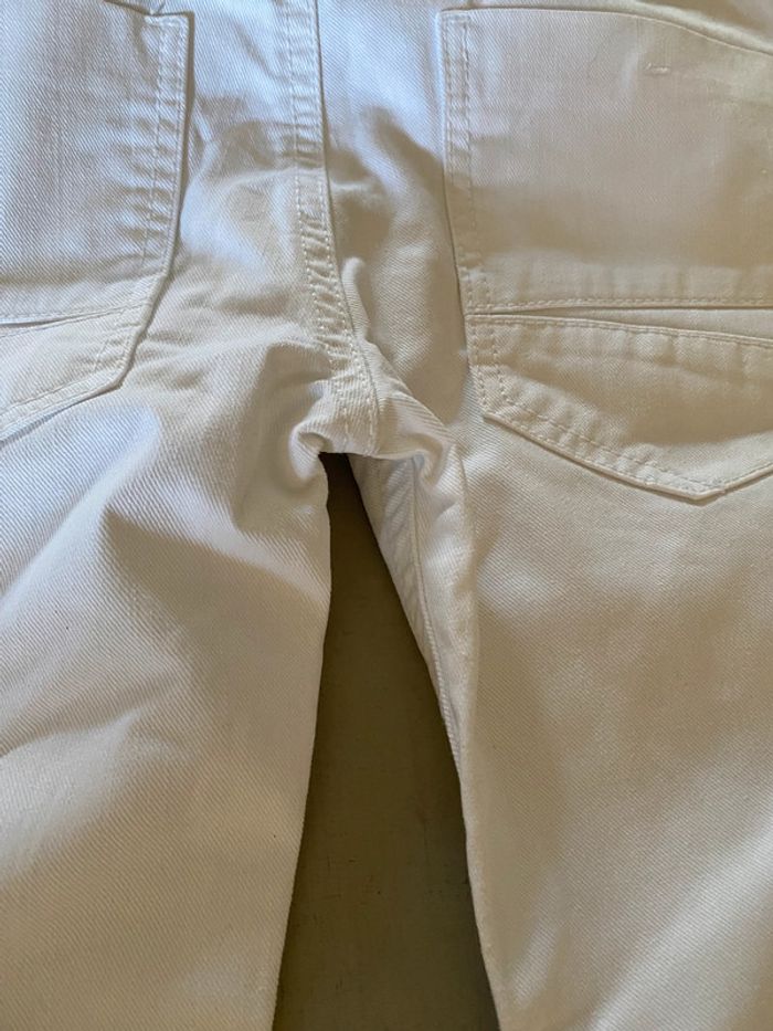 Pantalon Tape à l'Oeil jeans fille blanc coupe droite 14 ans - photo numéro 16