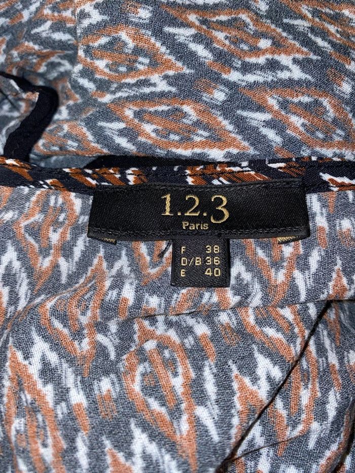 🌿 Combinaison 1.2.3 Paris – imprimée fluide Taille 38 - photo numéro 9