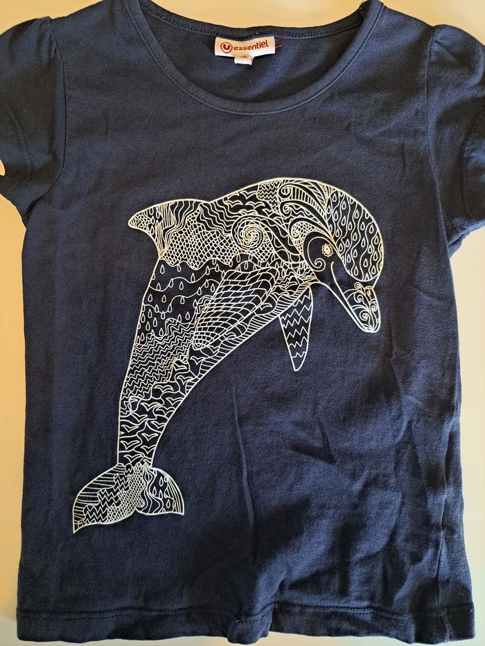 Lot de 3 t-shirts MC fille 4 ans ABE - photo numéro 8