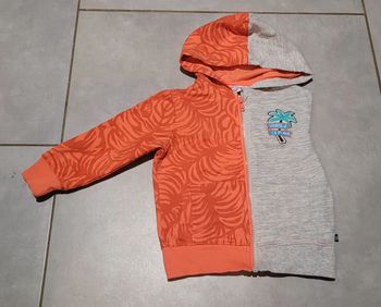 Gilet zippé à capuche 3 ans