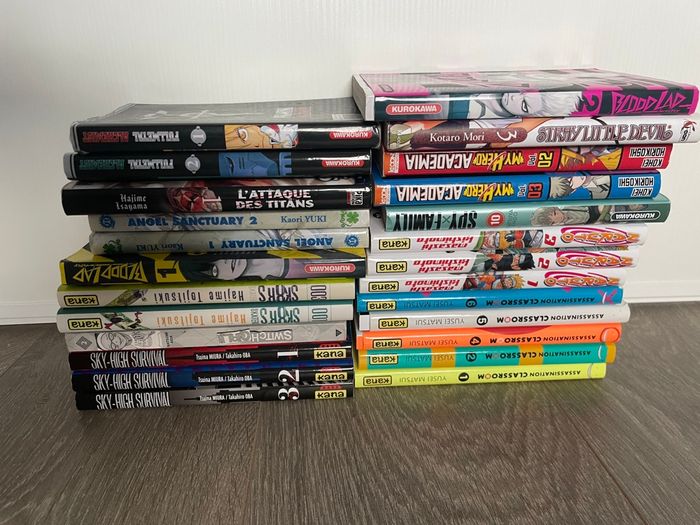 Lot mangas divers en lot Naruto/Attaque Titans/ Full Metal Alchimist/Classroom/Spy Family…. - photo numéro 3